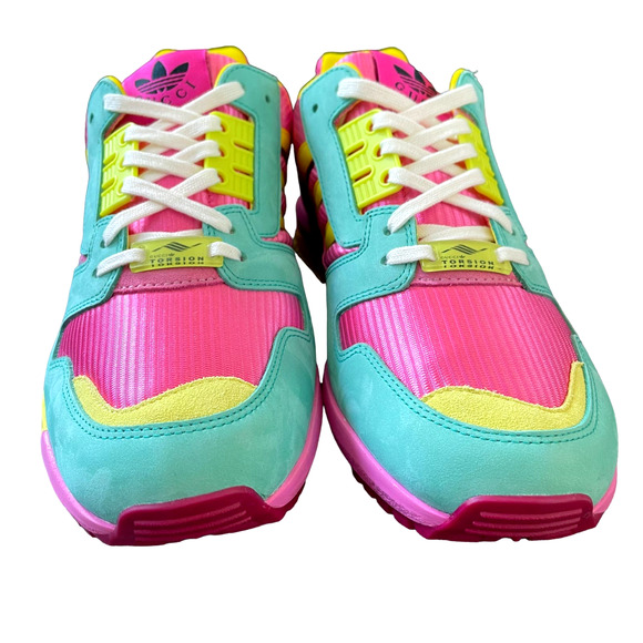 Gucci X Adidas ZX 8000 Low Top Sneakers Womens Pink Green 8 | US 8.5 New main image 9